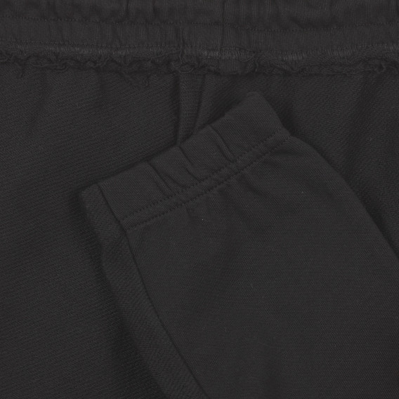 Памучен панталон, черен Benetton 243155 4