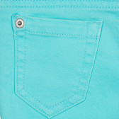 Дънков къс панталон за бебе, светло сини Benetton 243405 3