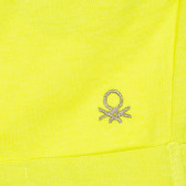 Къс панталон с логото на бранда, жълт Benetton 243432 3