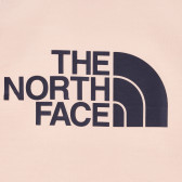 Памучна тениска с логото на бранда, розова The North Face 243594 2