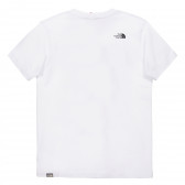 Памучна тениска с щампа на планинари, бяла The North Face 243599 4