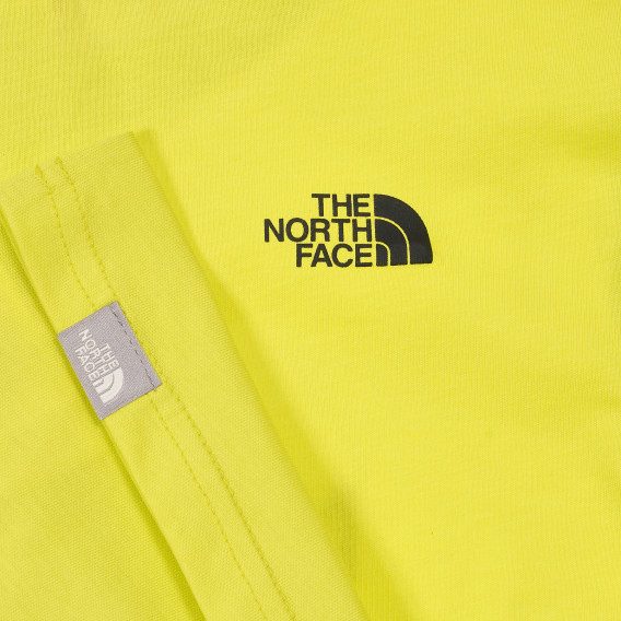 Памучна тениска с логото на бранда, зелена The North Face 243611 2