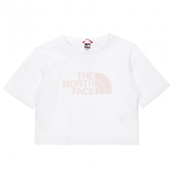 Памучна тениска с логото на бранда, бяла The North Face 243617 