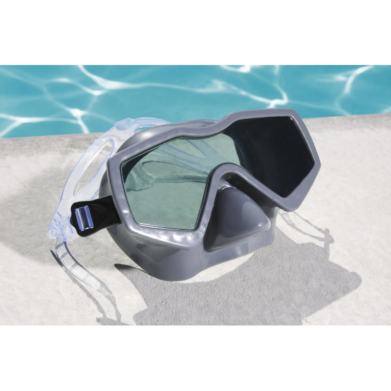 Маска за гмуркане Hydro-Swim Aqua Prime Mask, 24 х 18 х 8 см, сива  243759