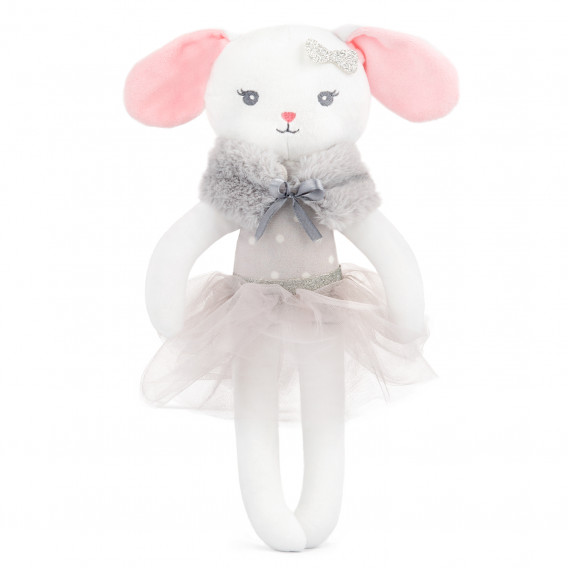 Плюшена играчка Кукла зайче с пачка, 32 см. Amek toys 243814 2