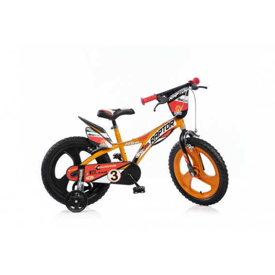 Детски велосипед Raptor 14", оранжев Dino Bikes 243839 
