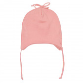 Памучна шапка с панделка за бебе, розовa Pinokio 243981 5