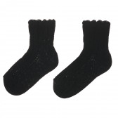 Чорапи с дантела за момиче черни Chicco 244374 