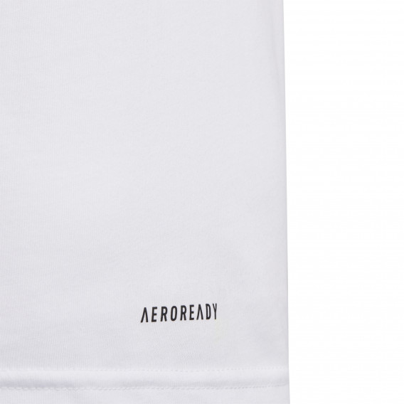 Тениска с къс ръкав AEROREADY, бяла Adidas 244441 4