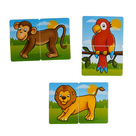 Настолна игра - Съедини животните Orchard Toys 244468 