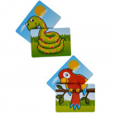 Настолна игра - Съедини животните Orchard Toys 244469 2