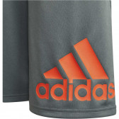 Къси панталони D2M с логото на бранда , тъмно сини Adidas 244475 4