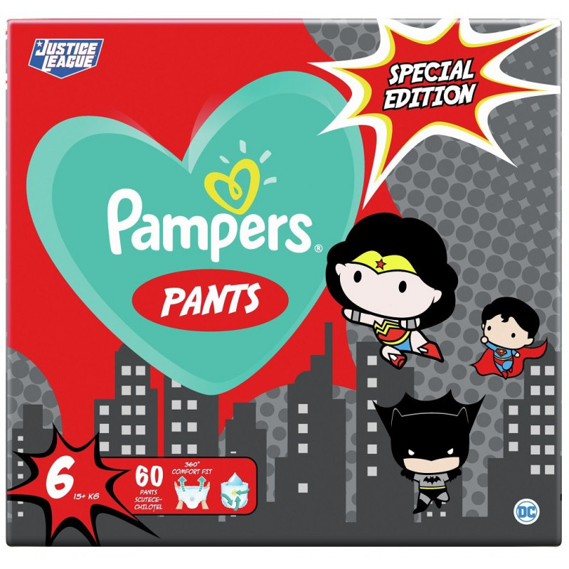 Пелени-гащички Pants Warner Bros, размер 6, 60 бр.  244505