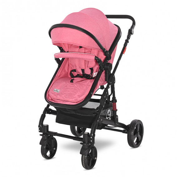 Комбинирана количка Alba Classic Set Candy Pink, 3 в 1 Lorelli 244796 4