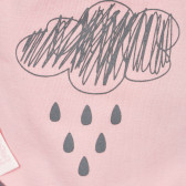Памучен лигавник за бебе с щампа, розов Chicco 244891 2