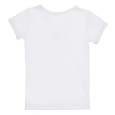 Памучен комплект от два броя тениски в бяло и розово Chicco 244952 5