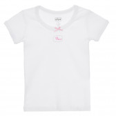 Памучен комплект от два броя тениски в бяло и розово Chicco 244955 4