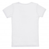 Памучен комплект от два броя тениски с панделка, бели Chicco 244959 2