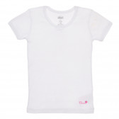 Памучен комплект от два броя тениски с панделка, бели Chicco 244960 3