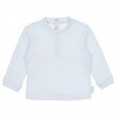 Памучна блуза с дълъг ръкав за бебе, синя Chicco 244966 