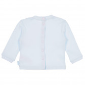 Памучна блуза с дълъг ръкав за бебе, синя Chicco 244969 4