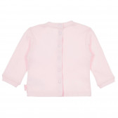 Памучна блуза с дълъг ръкав за бебе момиче, розова Chicco 244973 4