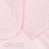 Чорапи с 3/4 дължина и логото на бранда, розови Chicco 245009 2