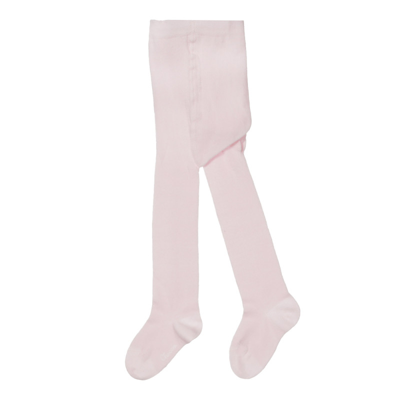 Памучен чорапогащник за бебе, розов цвят  245014