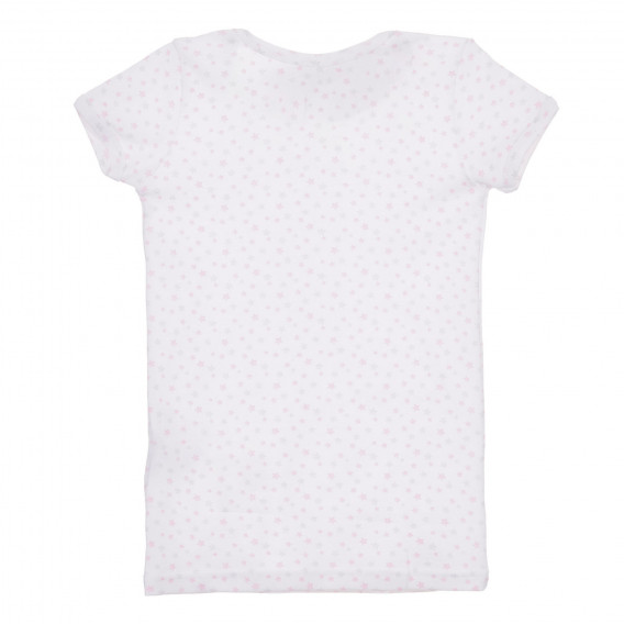 Памучен комплект от два броя тениски, бели Chicco 245040 7