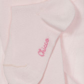 Памучен чорапогащник за бебе, цвят: розов  Chicco 245131 2