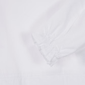 Памучно боди тип риза за бебе, бяла Chicco 245149 2