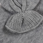 Памучен комплект шал и шапка за бебе, сив Chicco 245293 3