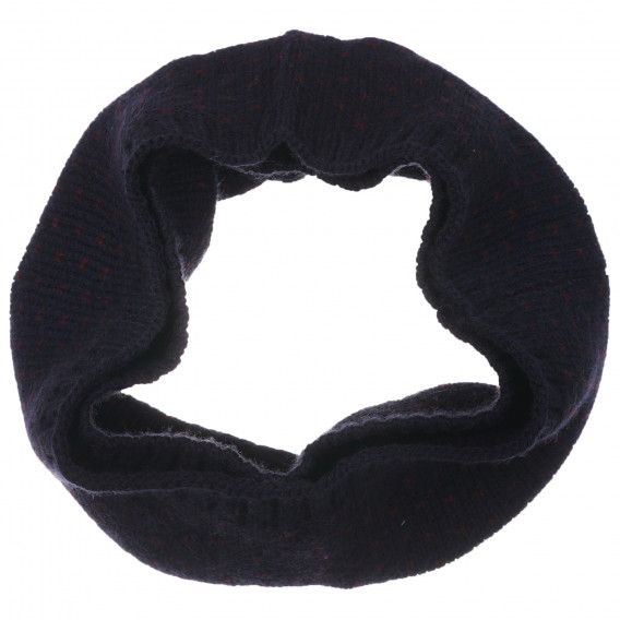 Комплект шал и шапка с фигурален принт за бебе, тъмно син Chicco 245324 5