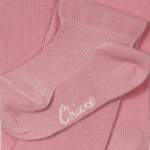 Памучен чорапогащник за бебе, розов Chicco 245337 2