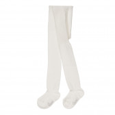 Памучен чорапогащник за бебе, бял Chicco 245338 
