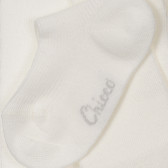 Памучен чорапогащник за бебе, бял Chicco 245339 2