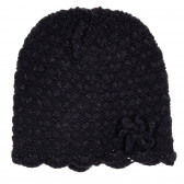 Комплект шал и шапка за бебе, черни Chicco 245360 2