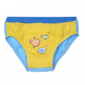 Памучни слипове за бебе в жълто и синьо Chicco 245416 