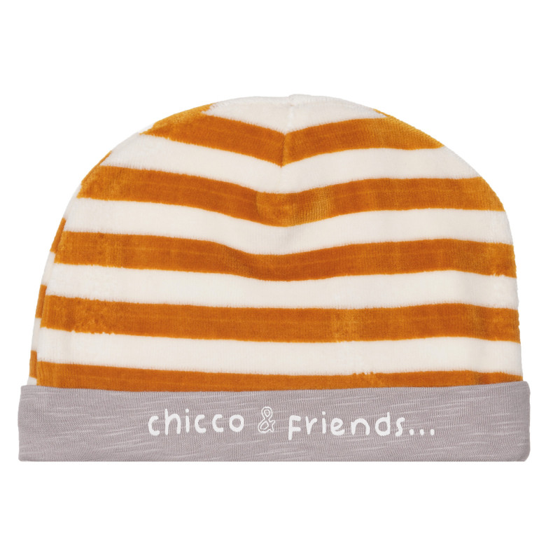 Шапка за бебе с надпис "Chicco &amp; Friends", многоцветна  245487