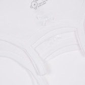 Памучен комплект от два броя бодита с логото на бранда, бели Chicco 245513 3