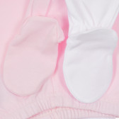 Памучен комплект от два броя ританки за бебе в бяло и розово Chicco 245534 3