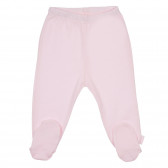 Памучен комплект от два броя ританки за бебе в бяло и розово Chicco 245535 2