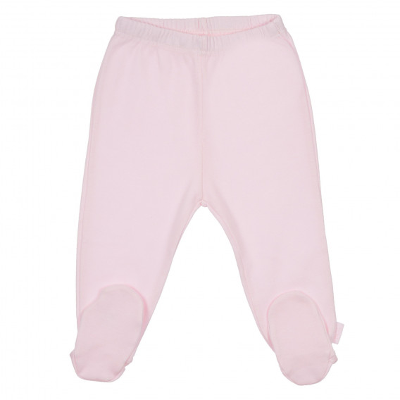 Памучен комплект от два броя ританки за бебе в бяло и розово Chicco 245535 2