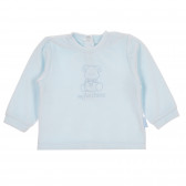 Памучна блуза с дълъг ръкав, синя Chicco 245543 