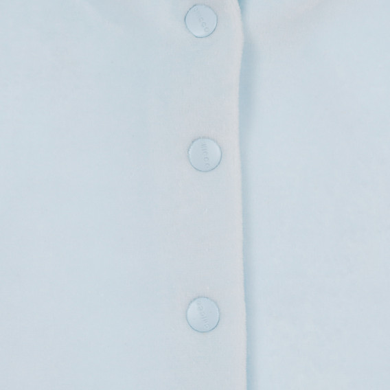 Памучна блуза с дълъг ръкав, синя Chicco 245545 3