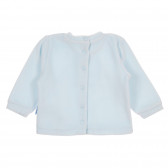 Памучна блуза с дълъг ръкав, синя Chicco 245546 4
