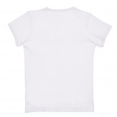 Памучен комплект от два броя тениски, бели Chicco 245554 4