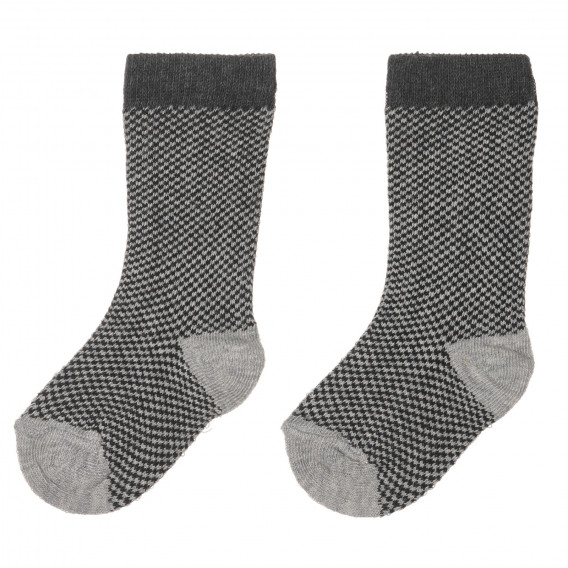 Чорапи в сиво каре за бебе Chicco 245576 