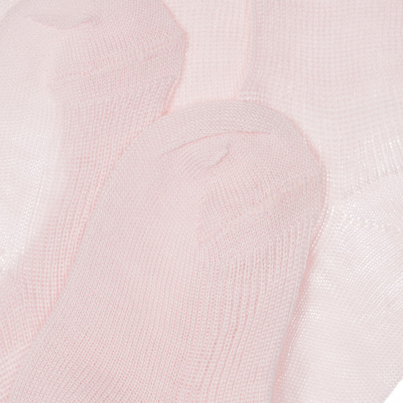 Памучни чорапи за бебе, розови Chicco 245588 3