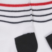 Чорапи с черни акценти за бебе, бели Chicco 245602 2
